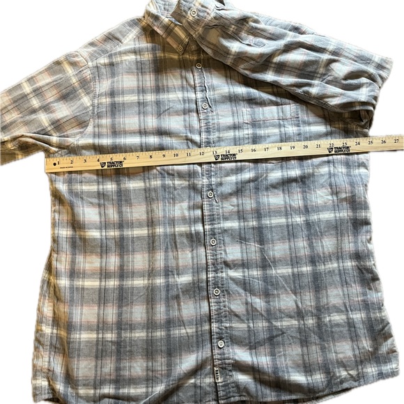 ROWM Long Sleeve Medium Plaid Washed Corduroy Shirt size XL - Picture 9 of 14